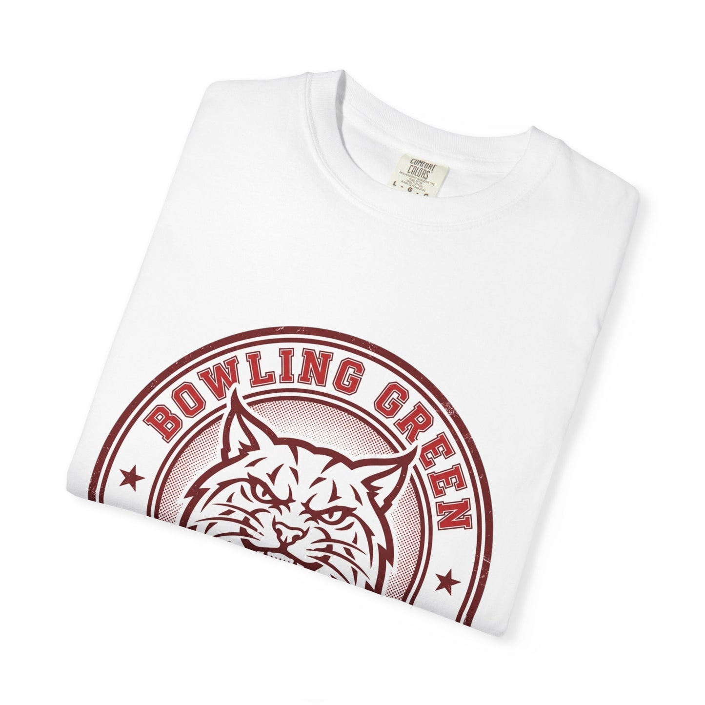 Bobcats Circle Logo T-Shirt — Bowling Green Bobcats Vintage Campus Tee